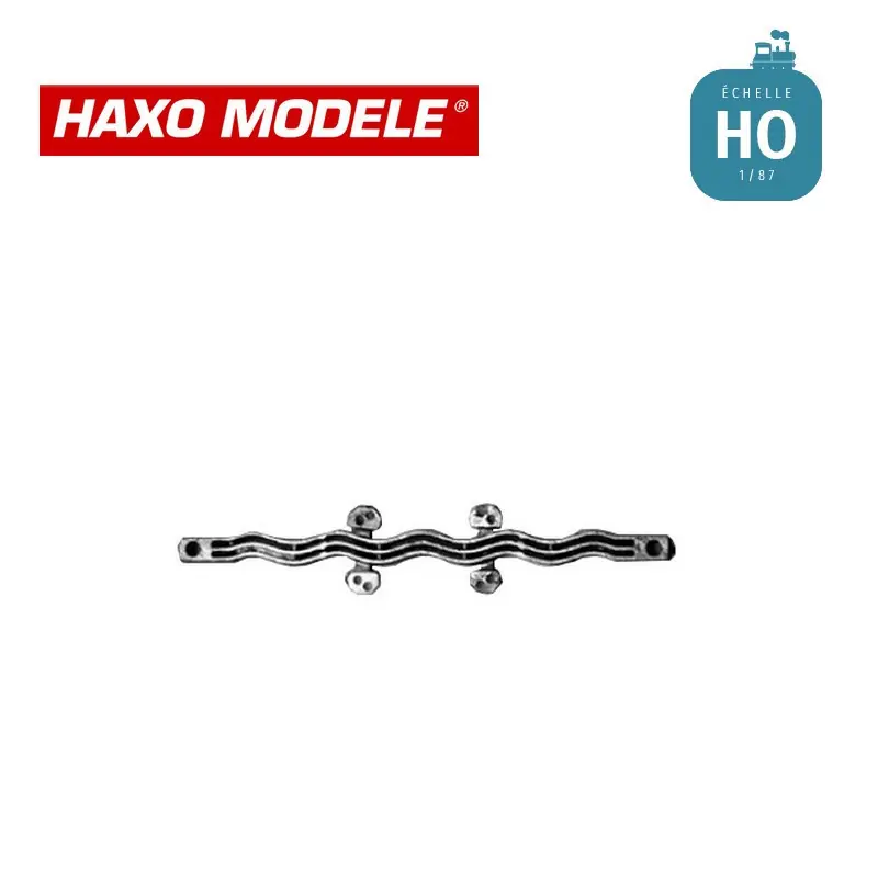 Crocodile ondulé asymétrique spécial dépôt + 2 pancartes dépôt HO Haxo Modèle HM45062 Soldes