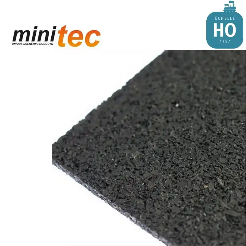 Semelle isophonique pour ballast épaisseur 6mm, 10 bandes de 600x19mm Minitec US58-6019-00 Jusqu'à Épuisement Des Stocks