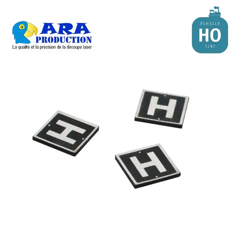 SNCF 3 plaques H [HO] Offre Exclusive