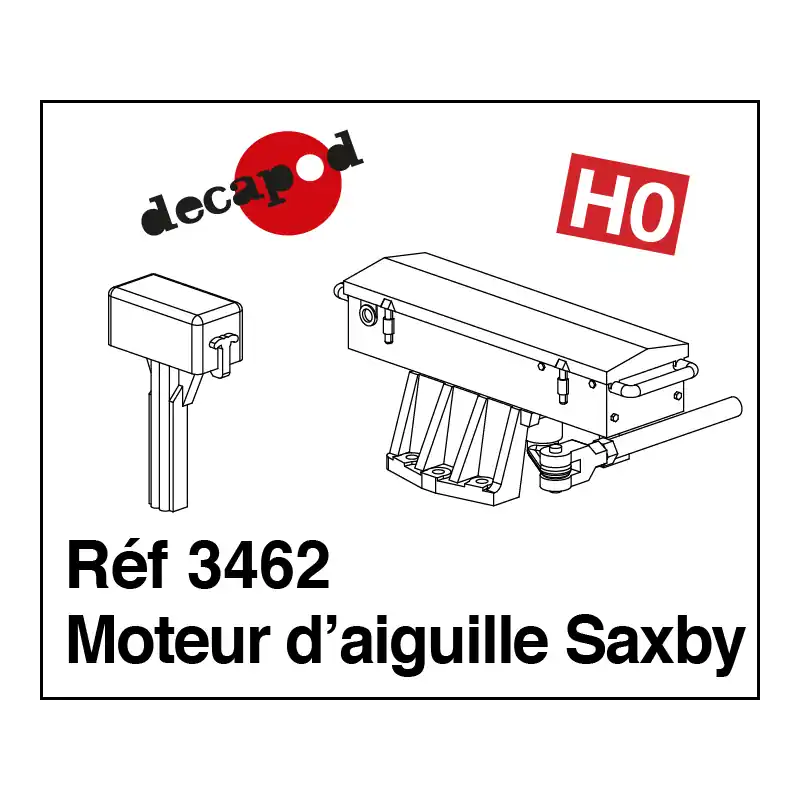 Moteur d‘aiguille Saxby HO Decapod 3462 Must-Have