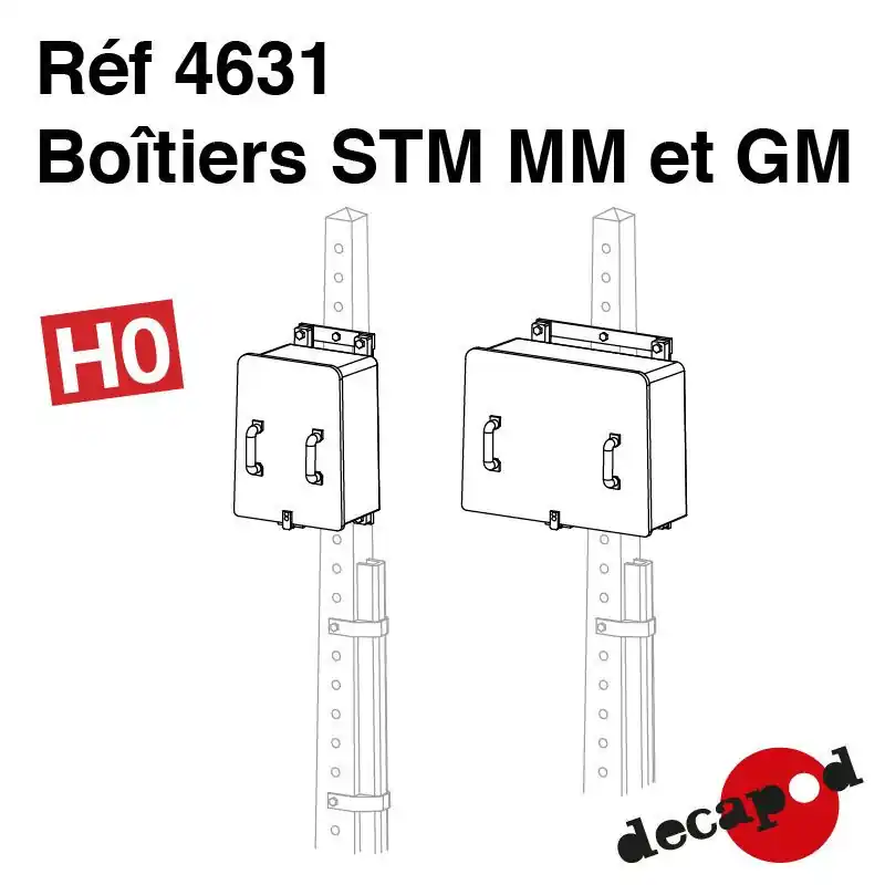 Bon Marché Boitiers STM MM et GM HO Decapod 4631