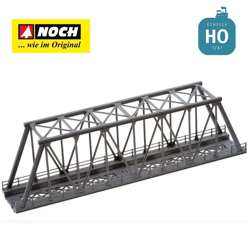 Pont droit en treillis haut 36 cm HO Noch 21320 Prix Bas