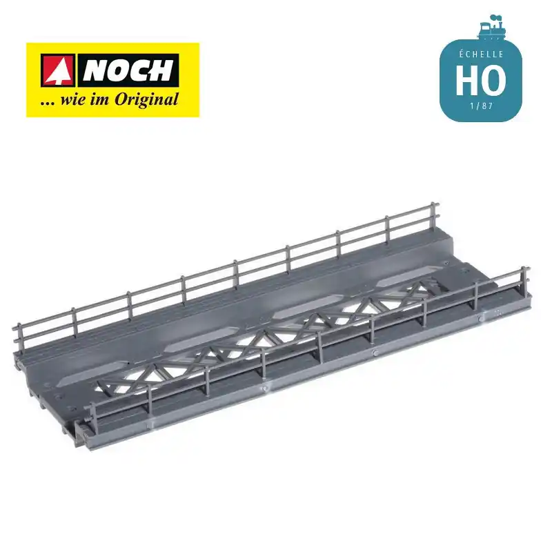 Pas Cher Pont droit métallique 18 cm HO Noch 21340
