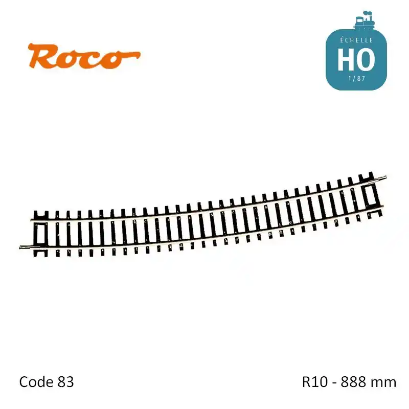 Rail courbe RocoLine R10 888mm code 83 HO Roco 42428 Acheter Direct