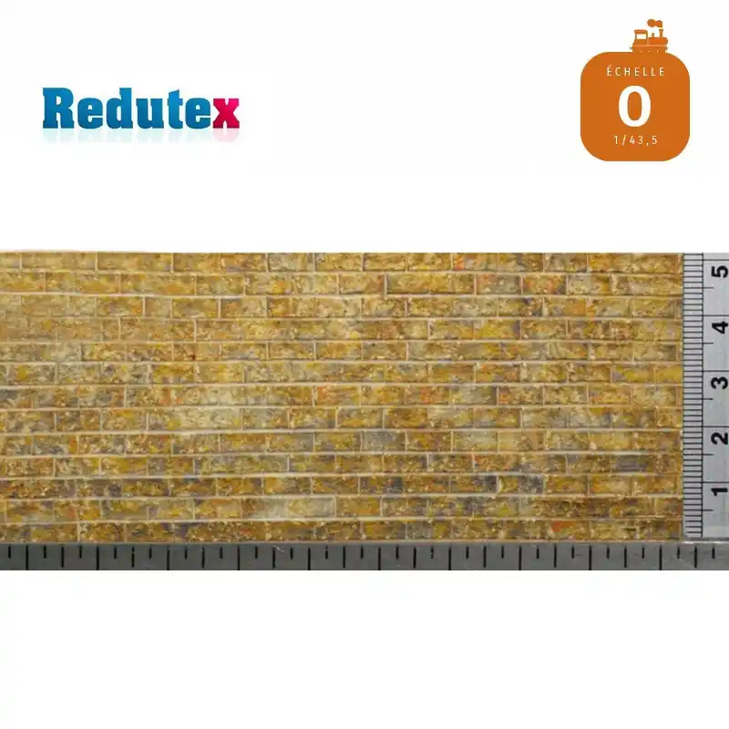 Solde Mur de pierre de taille polychrome O (1/43,5) Redutex 043BL121