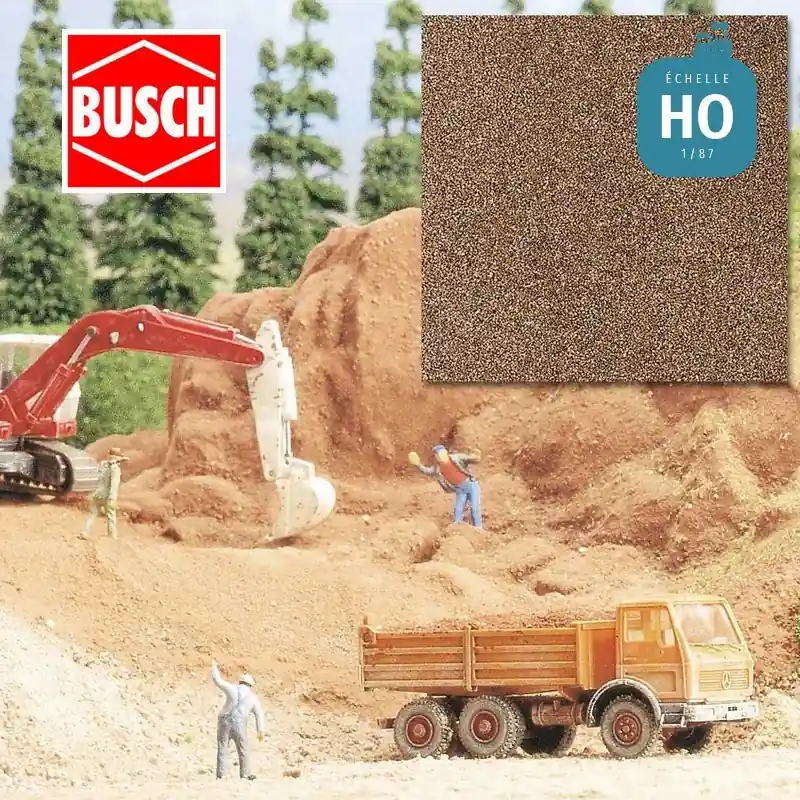 Satisfait Ou Remboursé Sable quartz brun Busch 7523