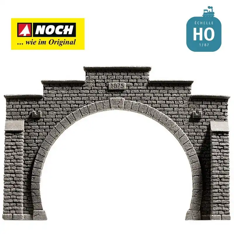 Entrée de tunnel 2 voies 21 x 14 cm HO Noch 58052 Meilleur Prix