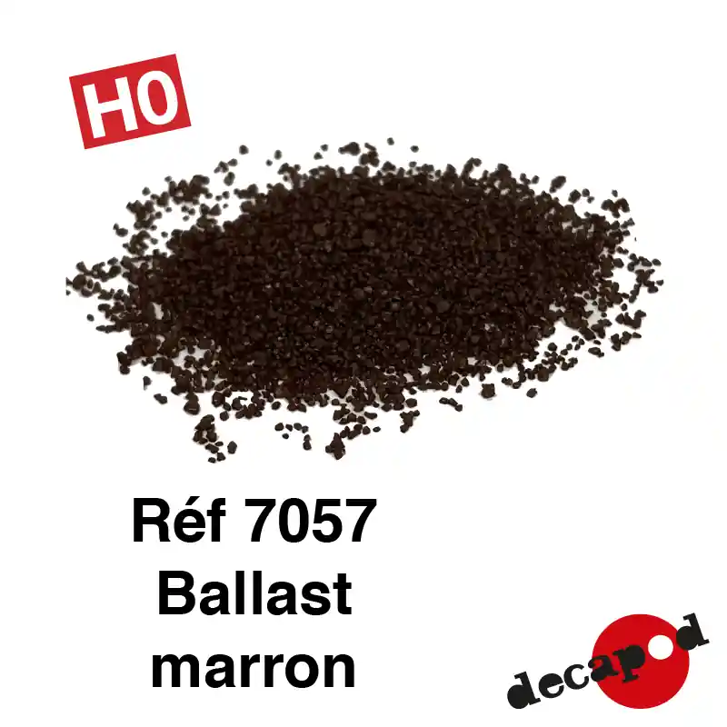 Ballast marron 500 ml HO Decapod 7057 Bon Marché