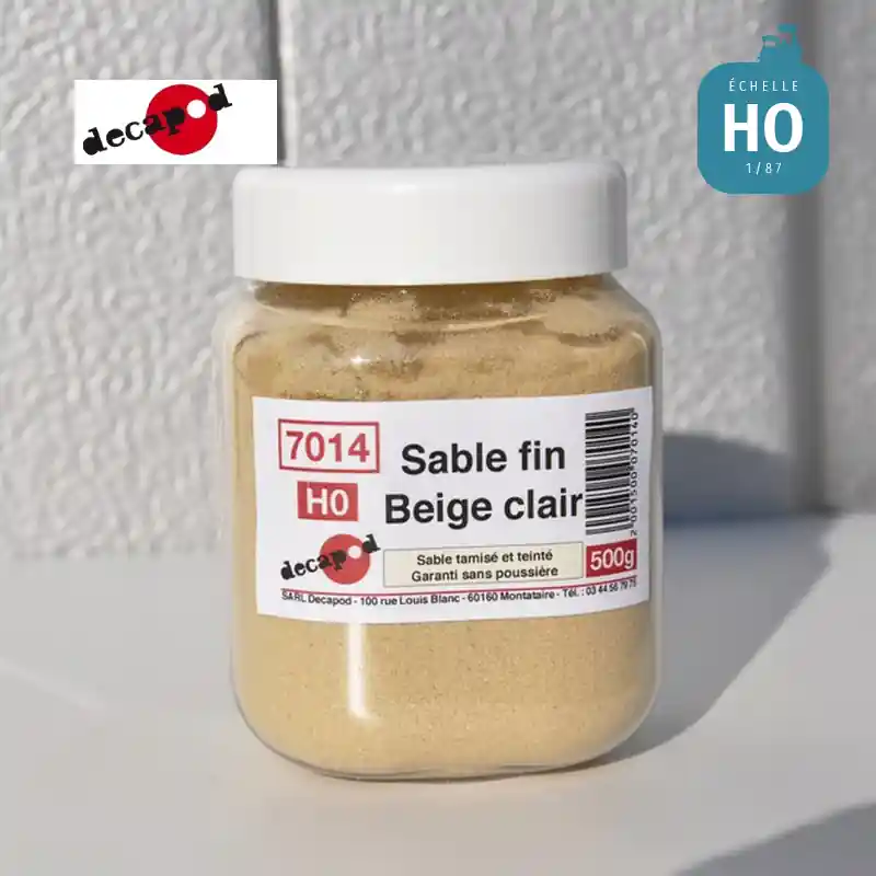 Sable fin Beige clair HO Decapod 7014 Produit De Marque