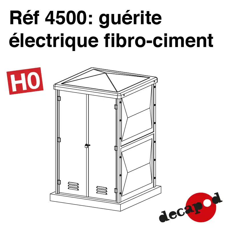 Commande En Gros Guérite électrique fibro-ciment HO Decapod 4500