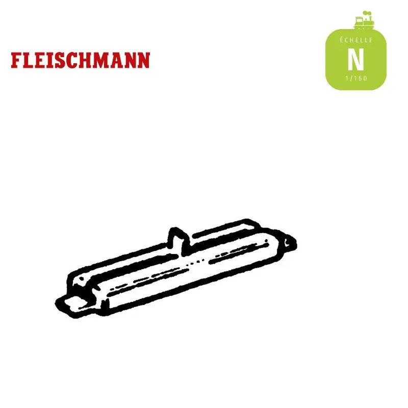 Vente Flash Éclisses isolantes en plastique à l‘échelle N (1/160). Fleischmann 22214