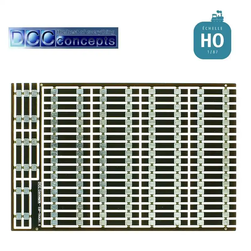 Promotion Traverses prédécoupées 1.6mm OO/HO pour voie droite DCCconcepts ESP-TRACK1.6