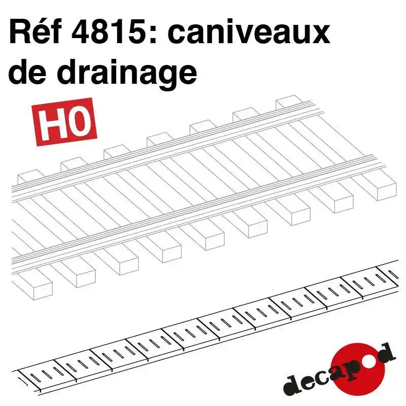Prix Choc Caniveaux de drainage HO Decapod 4815