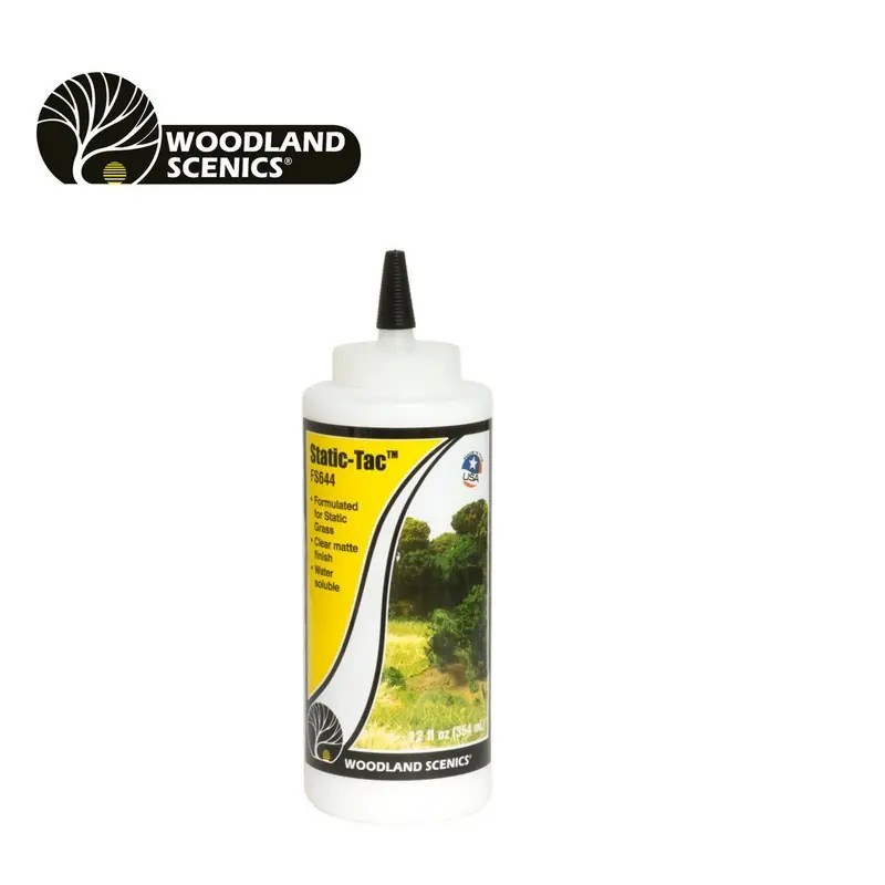 Colle pour flocage herbes statiques Woodland Scenics FS644 Usine Directe