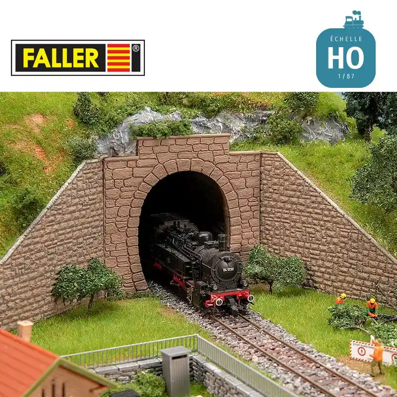 Offre Exclusive Entrées de tunnel locomotive électrique 1 voie HO Faller 120577