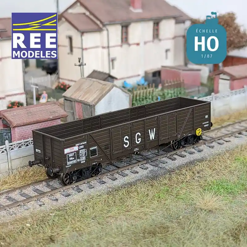 Prix Bas Wagon tombereau TP SGW Ep III HO REE WB-853