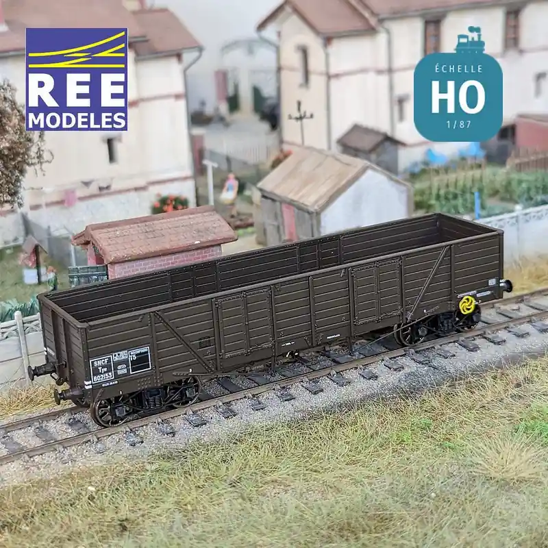 Wagon tombereau TP SNCF Ep IIIb HO REE WB-856 Commander Vite