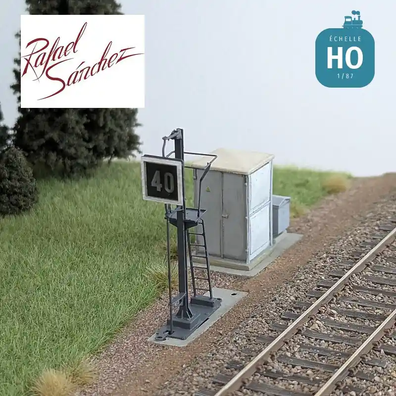 Signal TIV SNCF unifié panneau 40 HO Rafael Sanchez FR0542 Dernière Chance