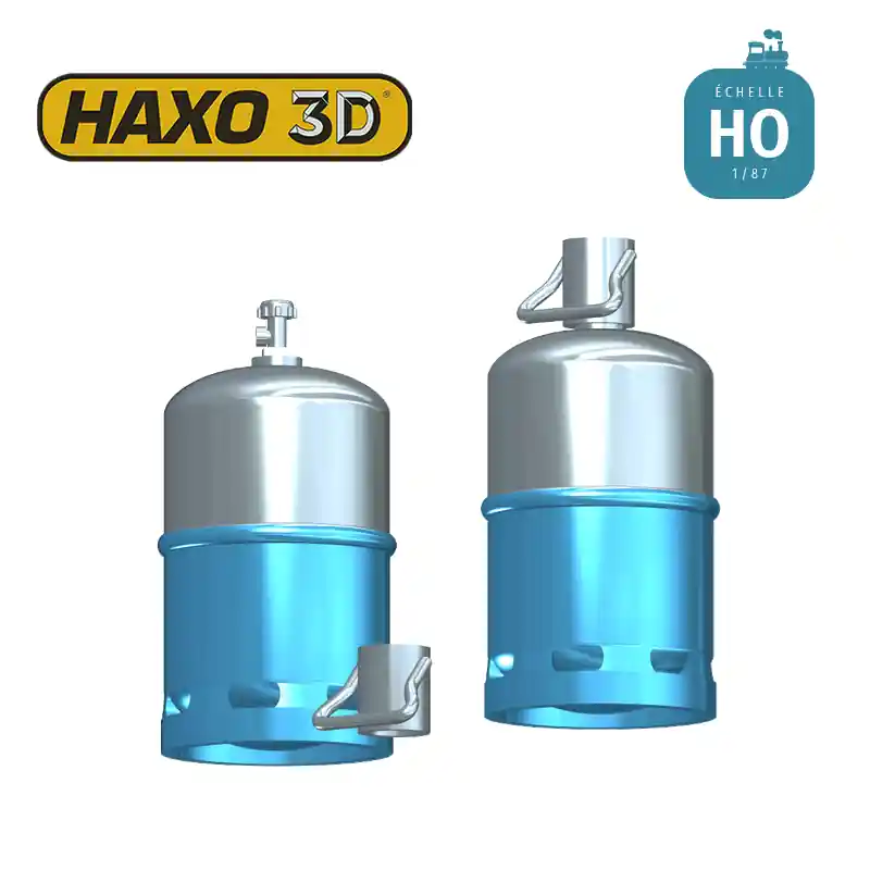 Bouteilles de gaz propane pour réchauffeur avec bouchon amovible 10 pcs HO Haxo 3D 345111 Prix Bas