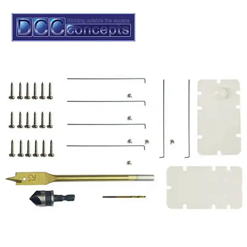 Kit d‘installation complet pour moteur Cobalt DCCconcepts DCW-TMP2 Dernier Modèle