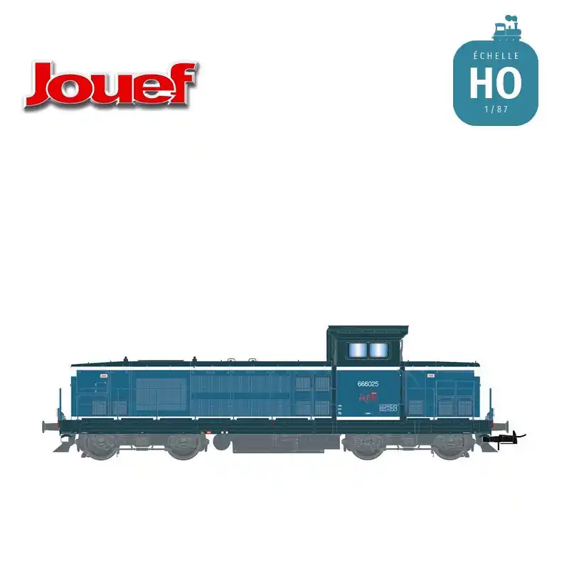Acheter En Ligne Locomotive diesel BB 666025 blanche/bleue SNCF Infra Ep VI Digital son HO Jouef HJ2475S