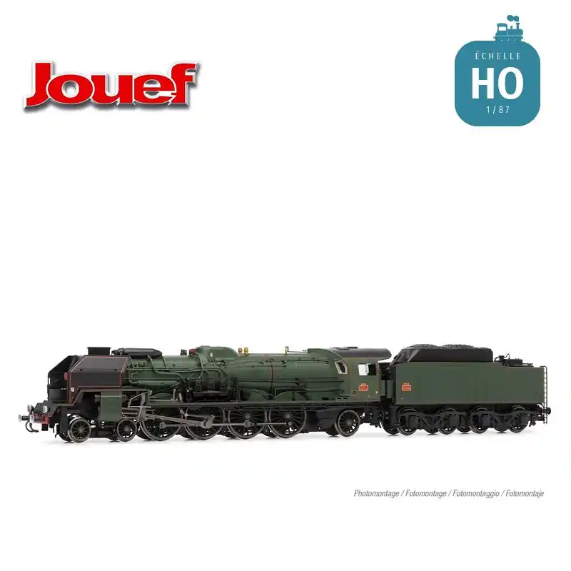 Nouvel Arrivage Locomotive à vapeur 241 P 16 avec tender 34 P 308 "Cité du Train" SNCF Ep V-VI Digital son HO Jouef HJ2477S