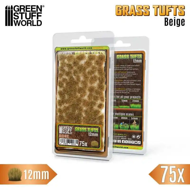 Satisfait Ou Remboursé Touffes d‘herbe - Tuft 12 mm - Beige