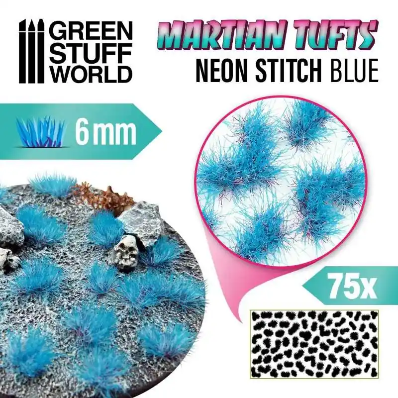 Touffes d‘herbe martienne - Neon Stitch Blue Offre Exclusive