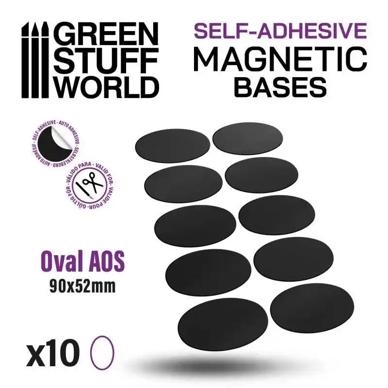 Feuilles magnétiques - Ovale 90x52mm Satisfait Ou Remboursé