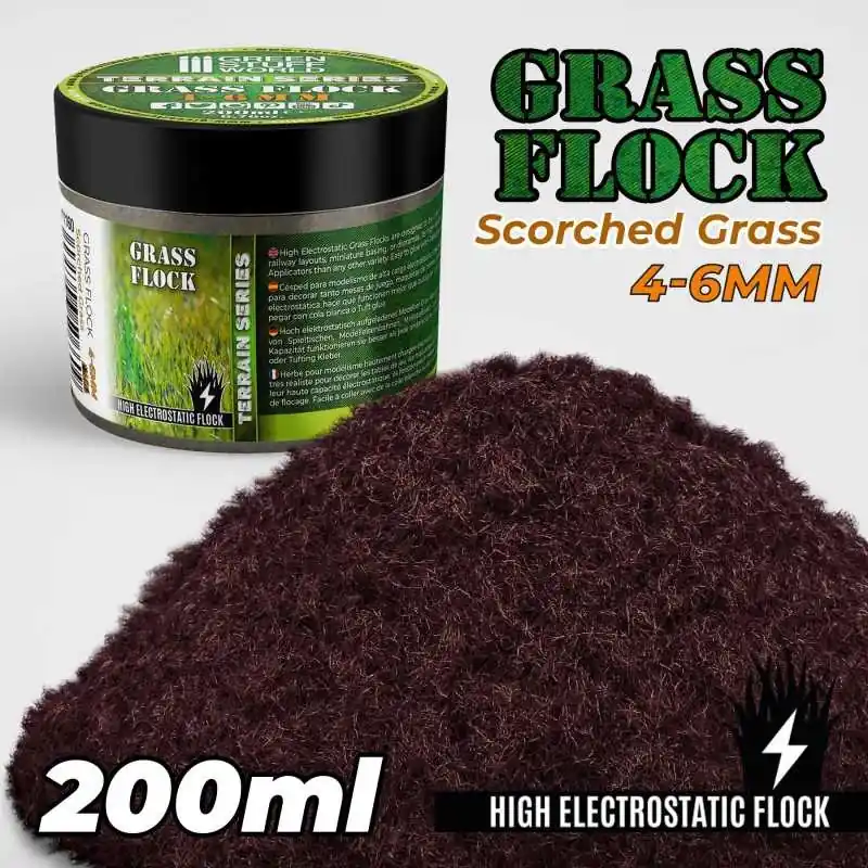 Produit De Marque Herbe Statique 4-6mm- SCORCHED BROWN - 200ml