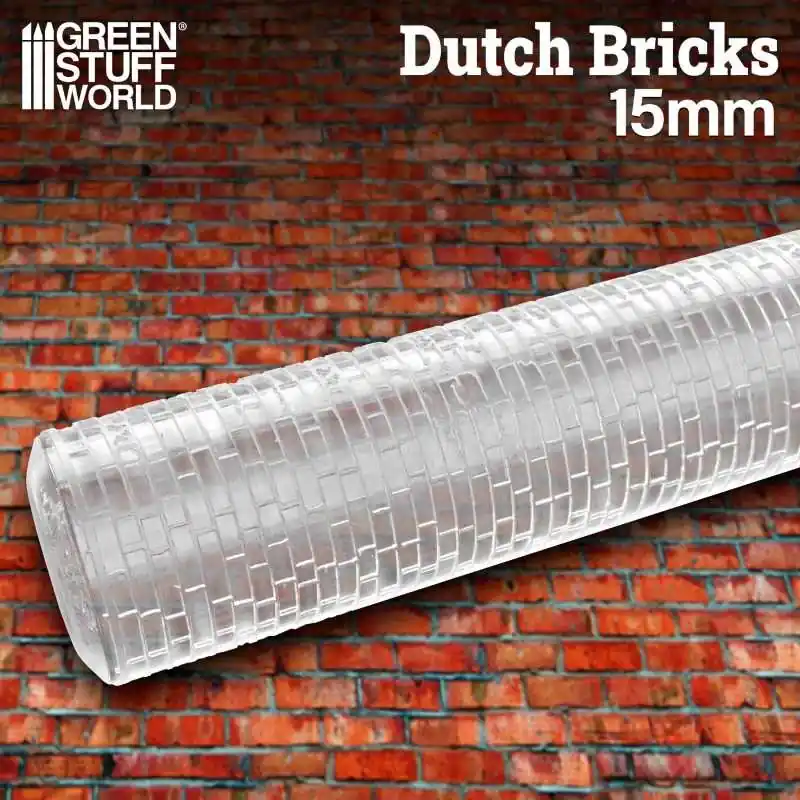 Rouleau texturé - BRIQUES hollandaise 15mm Seulement Aujourd'hui