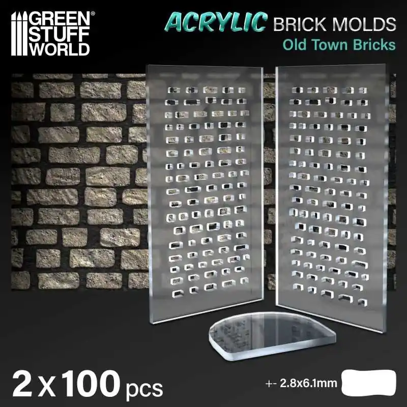 Moules Acryliques - Briques ancienne Marque