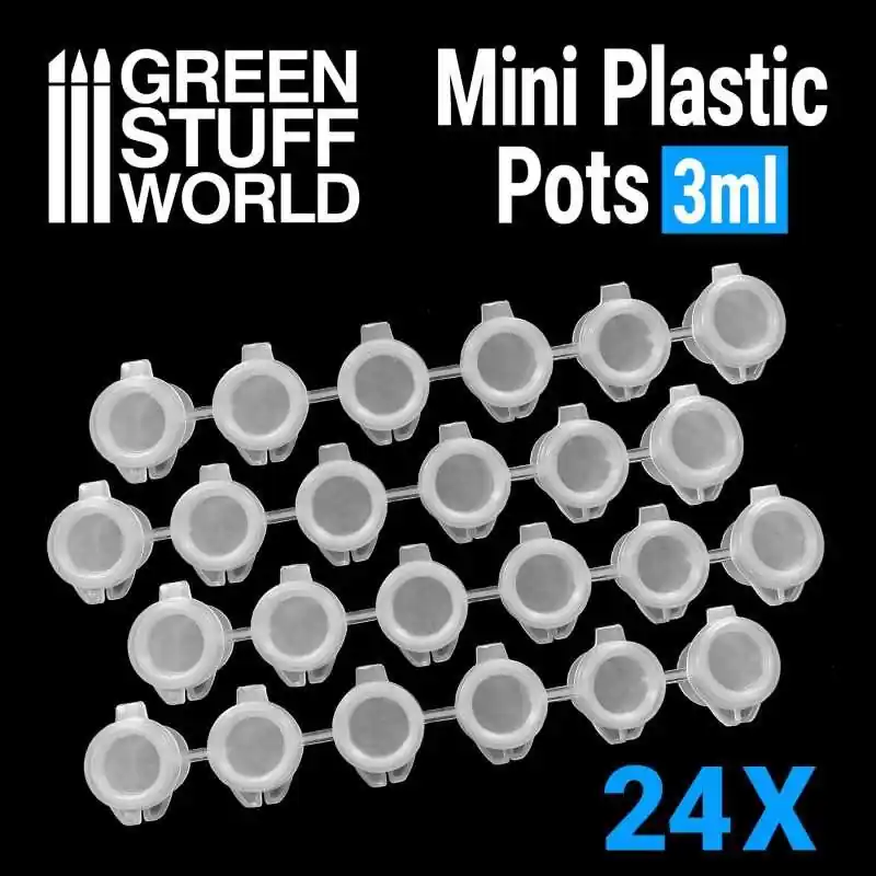 Promotion 24x Pot de Mélange Vides 3 ml