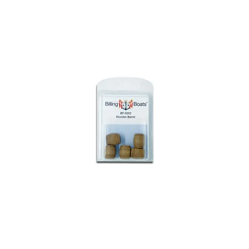 Vente Directe Accastillage de bateau Tonneau en bois 15x17mm (5pcs)