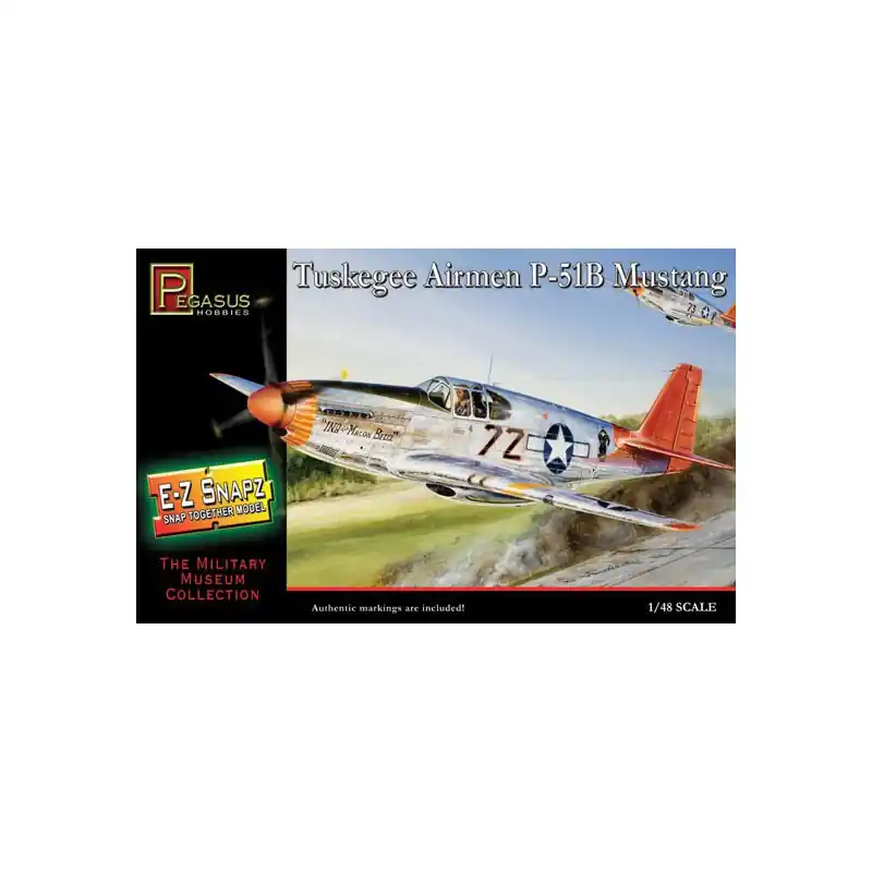Expédition Rapide Maquette d‘avion en plastique P-51B MUSTANG EZ SNAPZ 1/48