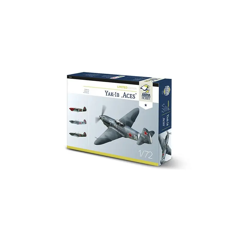 Maquette d‘avion en plastique Yakovlev Yak-1b Soviet Aces limited edition 1/72 Commande En Gros