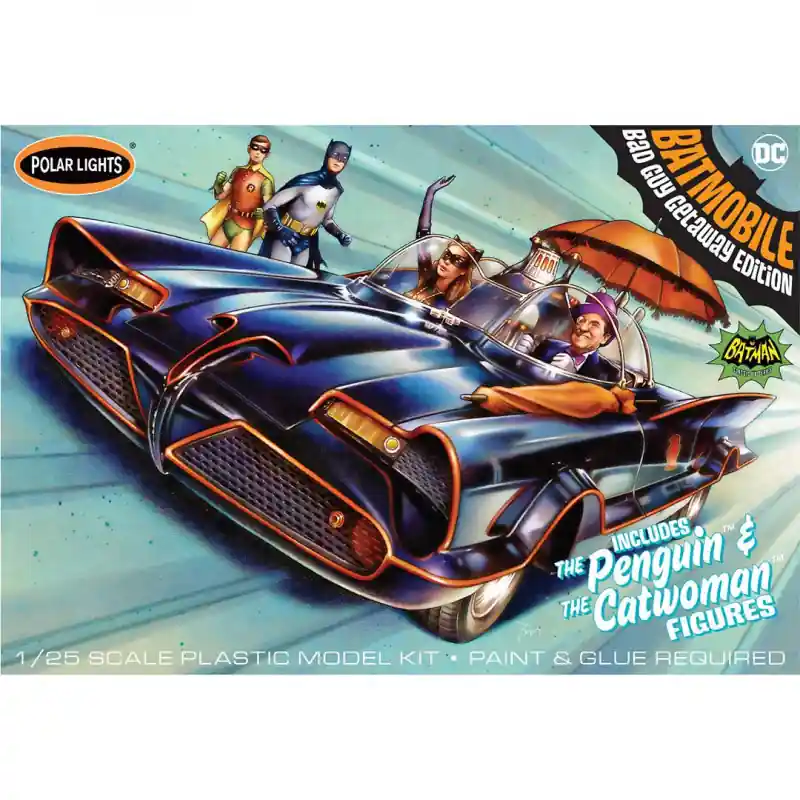 Nouvel Arrivage Maquette plastique de série TV - BATMOBILE Edition escapade des méchants 1 25
