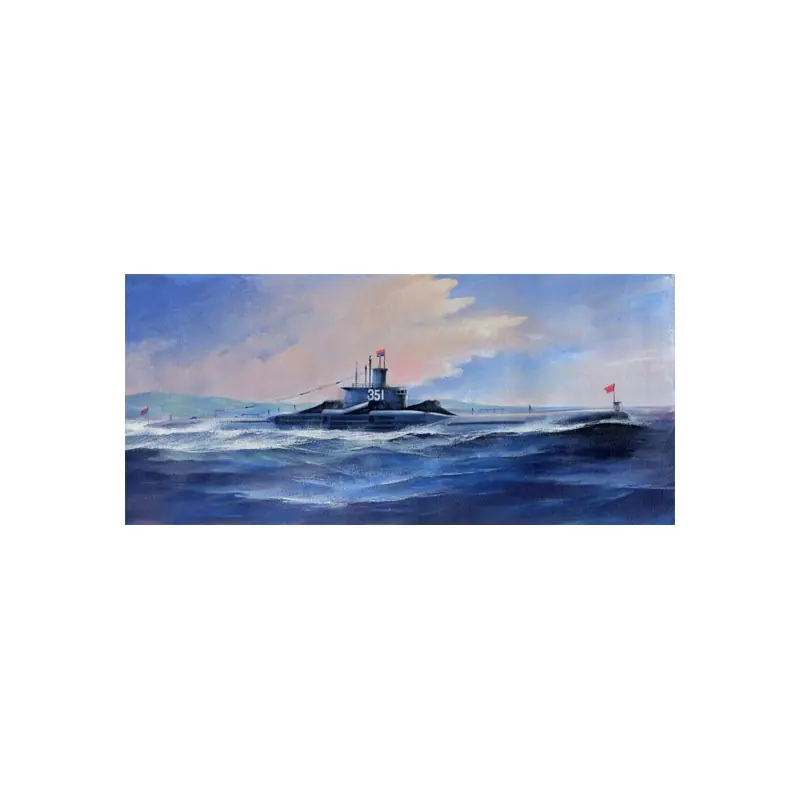 Vente Directe Maquette de Bateau en plastique Type 033G Wuhan Class 1/350