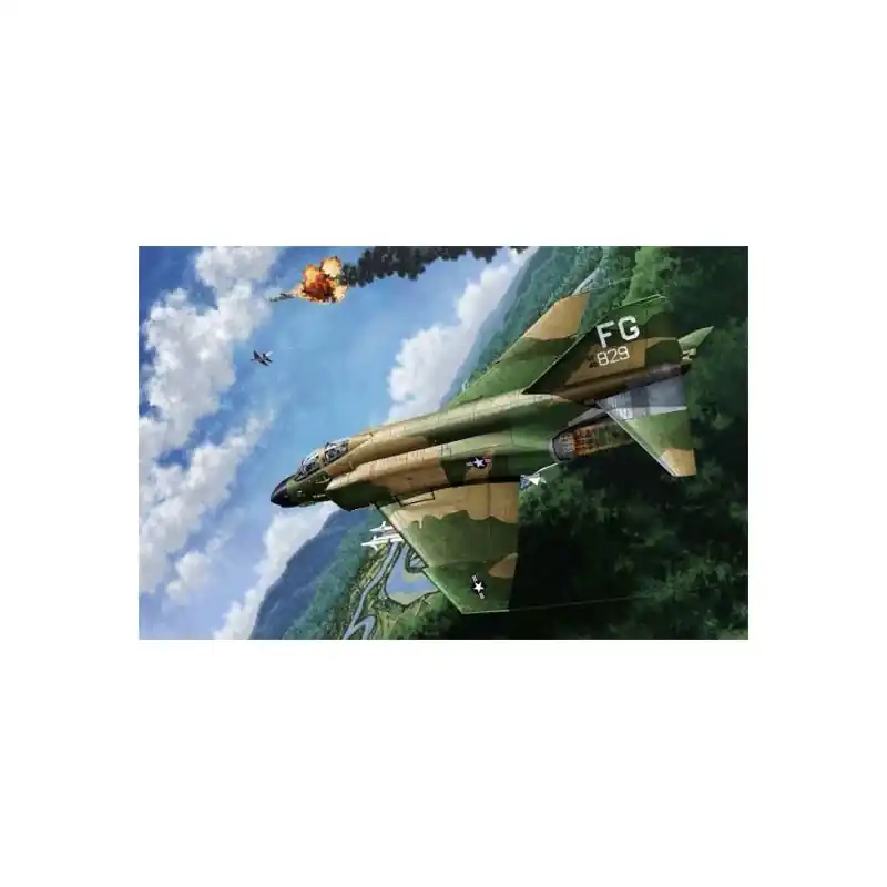 Maquette d‘avion en plastique USAF F-4C Vietnam 1/48 Expédié Aujourd'hui