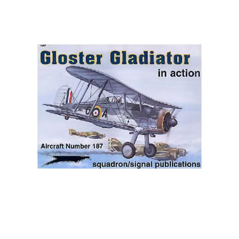 Livre GLOSTER GLADIATOR IN ACTION Pas Cher