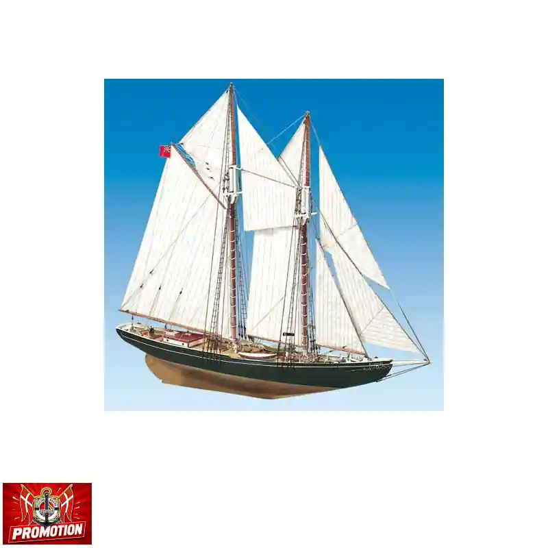 Seulement Aujourd'hui Bateau statique BLUENOSE 1/65