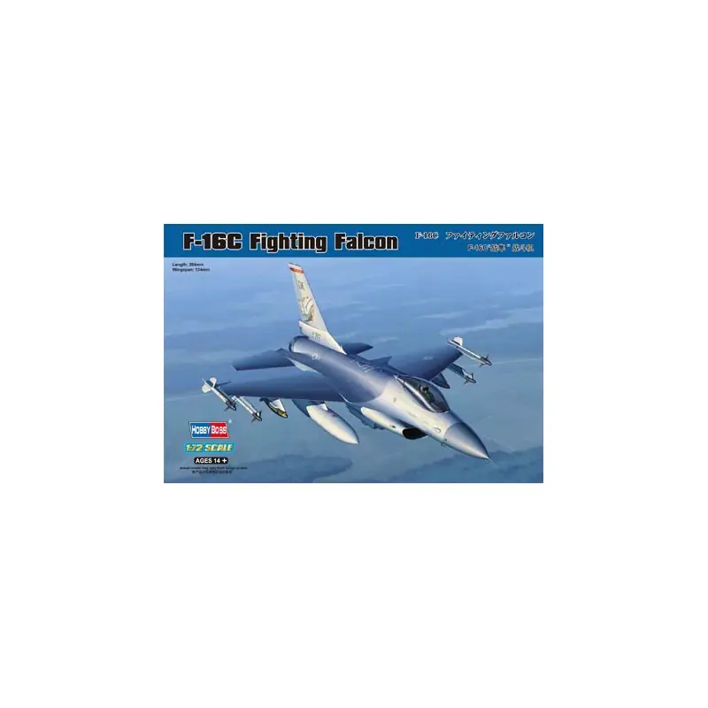 Dernier Modèle Maquette d‘avion en plastique F-16C Fightning Falcon1/72