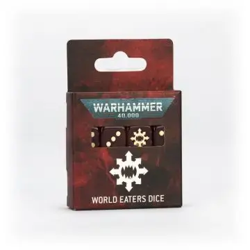 World Eaters Set de dès │ Warhammer 40.000 Nouveauté