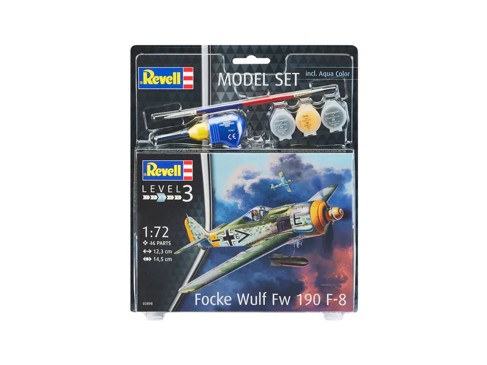Top Vente Revell 63898 Focke Wulf Fw190 F-8 Model Set