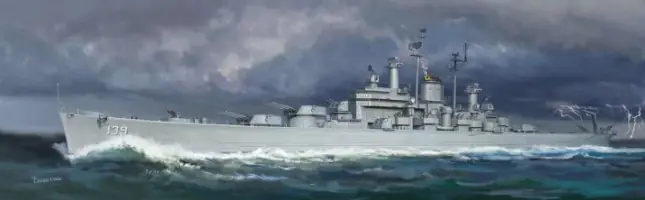 Very Fire 350919 USS Salem CA-139 Retour Gratuit