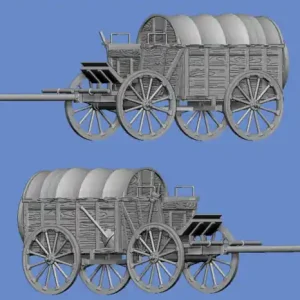 Germania-Figuren 72-WW2-0577 Heavy Field Wagon – HF 2 Meilleur Choix