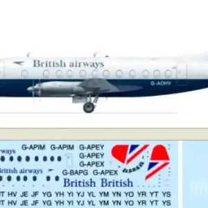 Acheter En Ligne F-RSIN P4053 Viscount 800 - British Airways
