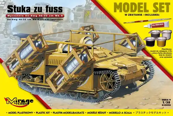 Vente Flash Mirage-Hobby 835098 STUKA zu FUSS‘ wyrzutnia UE-sWG 40/32cm Wk Fl