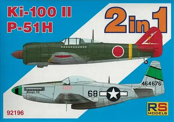 Authentique RS Models 92196 Ki 100 II/P-51H "2 in 1"