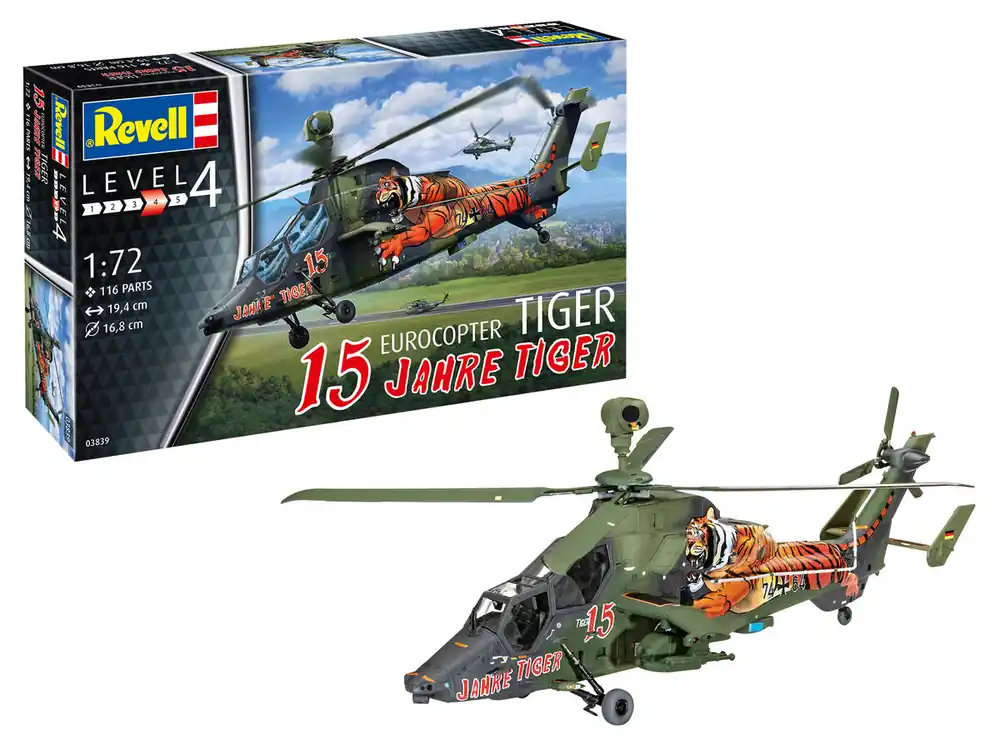 Dernier Modèle Revell 03839 Eurocopter Tiger "15 Jahre Tiger"